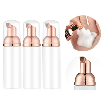 

5/10Pcs 60ML Empty Foaming Bottle Portable Soap Mousses Liquid Dispensers Refillable Pump Foam Bottles Shampoo Lotion Bottling