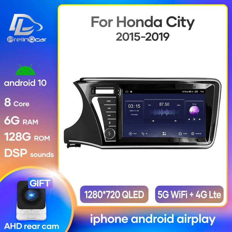 Android 10.0 System Car IPS Touch Screen Stereo For Honda new City
