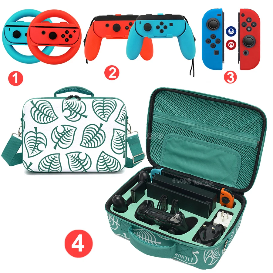 Силиконовый чехол для Nintendo Switch switch 9 в 1|Сумки| |