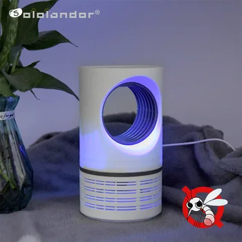 

SOLOLANDOR MINI Led Mosquito Killer Lamp UV Night Light USB Insect Killer Bug Zapper Mosquito Trap Lantern Repellent Lamp