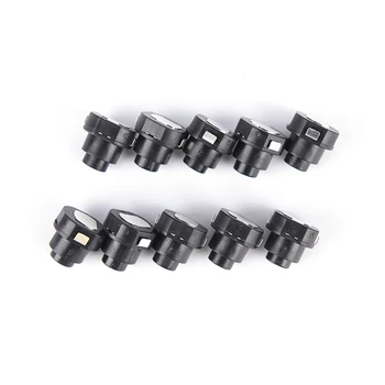 

New Flashlight Torch Part Round Push Button Switch Black 10mm x 10mm (D*H) 10PCS/lot