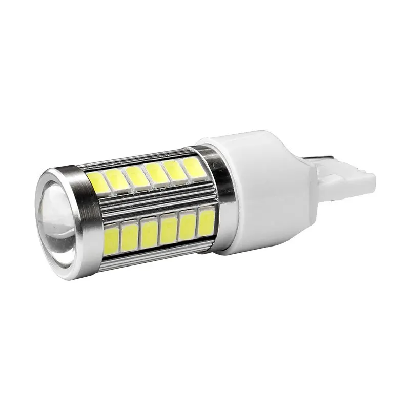 T20 7440 W21W WY21W 33 SMD 5630 светодиодный задний фонарь для автомобиля, стоп-светильник 33SMD 5730 СВЕТОДИОДНЫЙ Автомобильный задний фонарь DRL, светильник для вождения, красный, белый, оранжевый