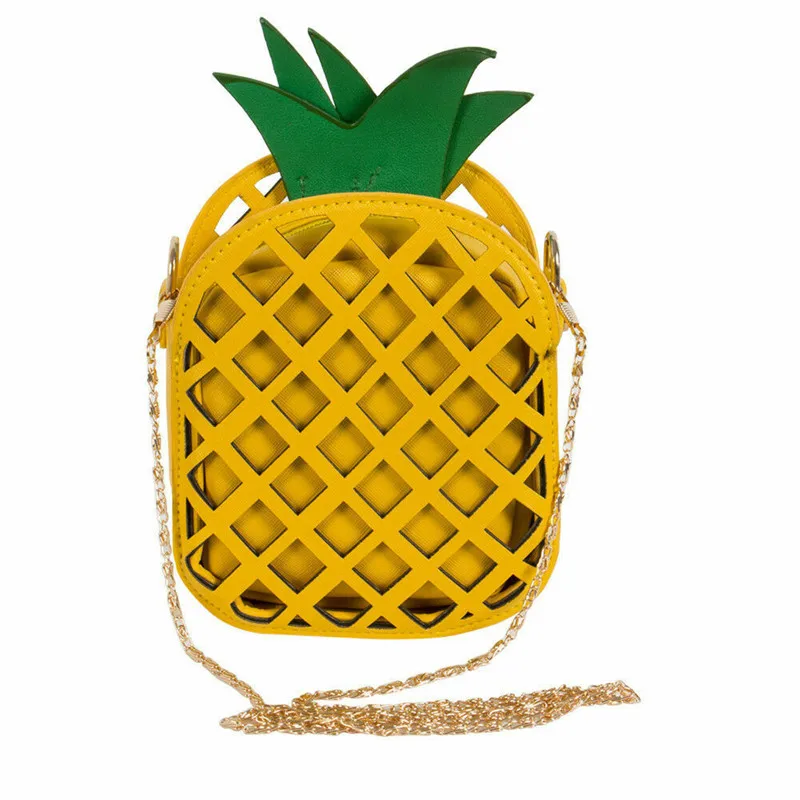 

Local Stock Women Bag PU Leather Pineapple Shape Bag For Lady Hit Color Chain Messenger Shoulder Crossbody Bag Phone Card Purse