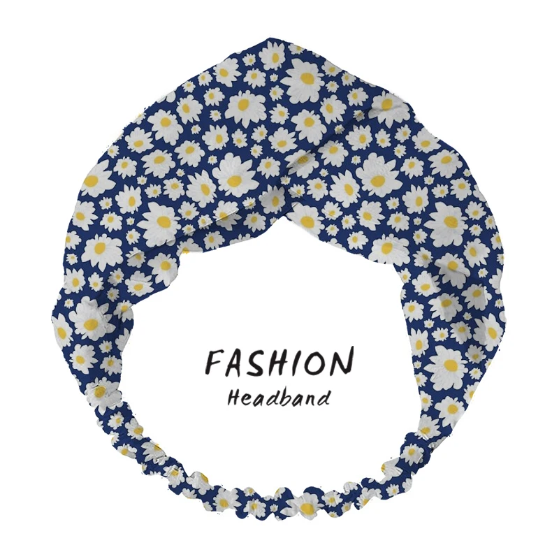 

Field of Daisies Women Bandanas Headbands Turban HairBands Head Wrap Hair Headbands for Women Elastic Hair Bands hair accesories