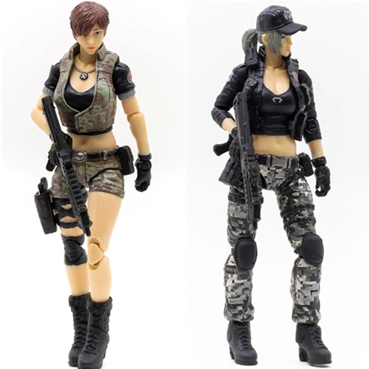 1/18 JOYTOY фигурки CF crossfire игра женский источник солдат фигурка женская модель игрушки коллекция игрушек - Цвет: AB pre-sale