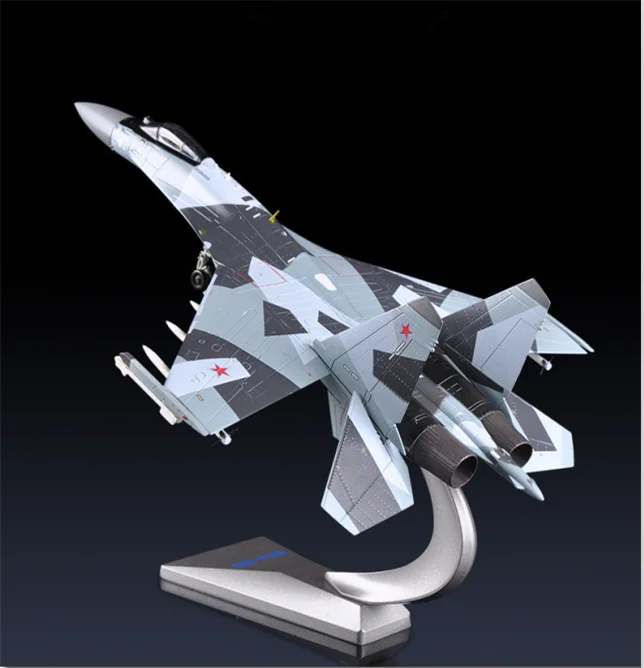 Модель игрушки 1: 72 Масштаб Sukhoi Su-35 Flanker-E/Super Flanker Fighter литой под давлением металлический сплав военная модель самолета игрушка для коллекции - Цвет: Camouflage color