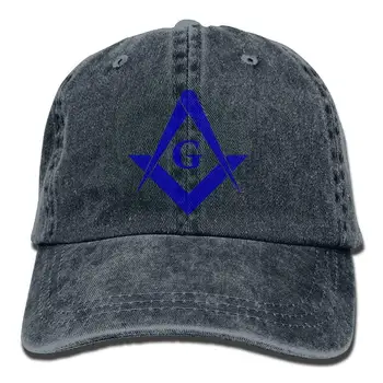 

Freemason Denim Hat Adjustable Fitted Baseball Cap