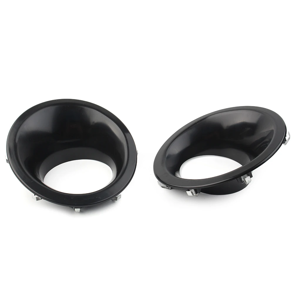 Auto Black ABS Front Bumper Fog Lamp Light Cover Bezel For Land Rover Disvovery 4 LR4 2010 2011 2012 2013 2014 2Pcs car accessories