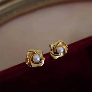

Real Solid 925 Sterling Silver Pearl Stud Earrings Accessories Findings DIY Jewelry Ear Hook Blank Empty Support