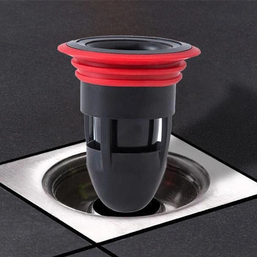 Cubierta de drenaje de sifón para suelo de la ducha, tapón de baño a prueba de olores, filtro de drenaje de agua, accesorios de baño