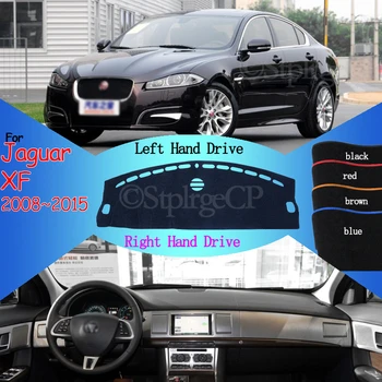 

Carpet Dashboard Cover Pad Protective Pad Dashmat Avoid Light Pad for Jaguar XF 2008-2015 X250 2009 2010 2011 2012 2013 2014