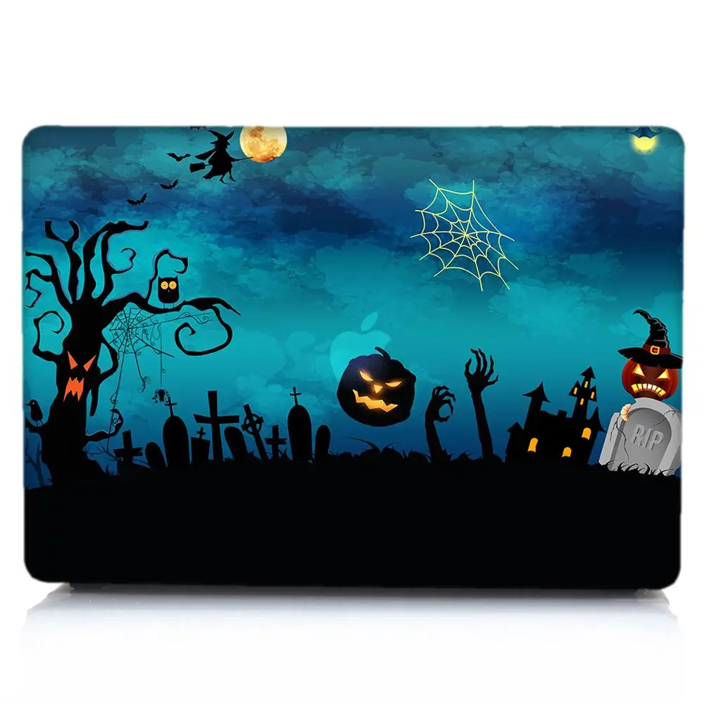 3D чехол для ноутбука на Хэллоуин для MacBook Air 13 Pro retina 11 12 13 13,3 15, для Macbook New Pro 13 15 Touch Bar чехол для клавиатуры