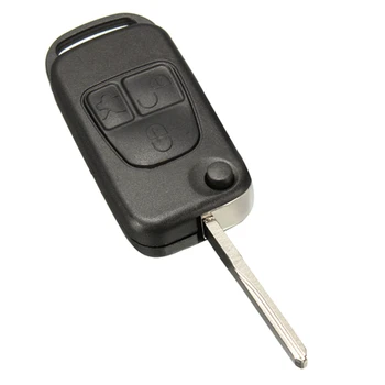 

3 Button Remote Key Shell Case For Mercedes Benz ML C CL S SL SEL Class