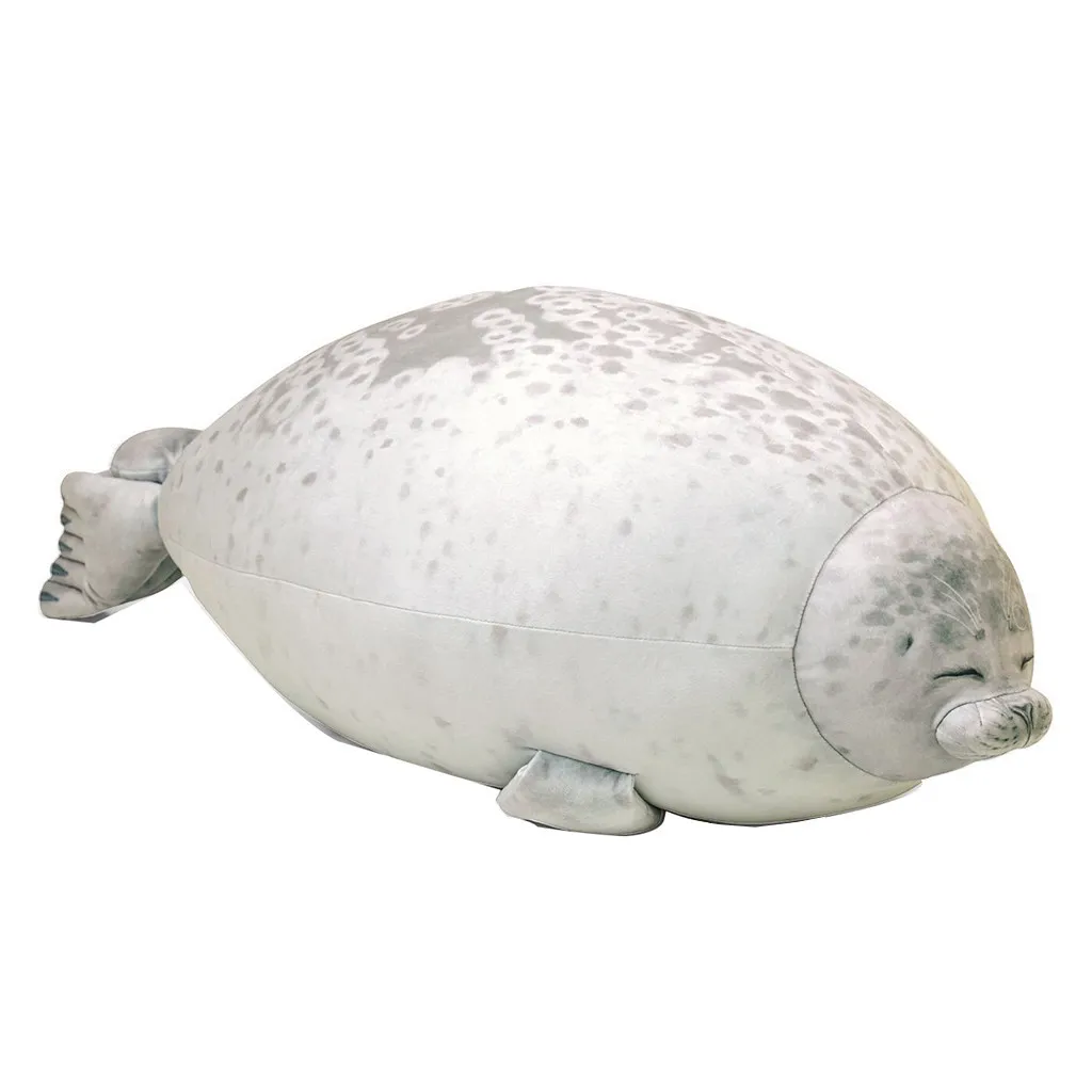 Sea Seal Милая Подушка-тюлень морской Лев плюшевый игрушки 3D новинка Пледы Подушки Мягкие животные детские спальные подушки диван подушка дети девочки подарок - Цвет: Sea Seal