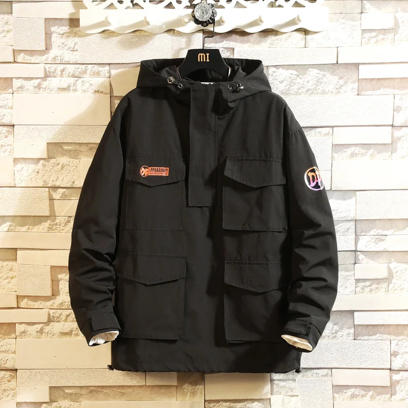 

Jacket Men's Autumn And Winter Korean-style Trend Clothes Versatile Handsome 2019 Spring Popular Tops Workwear Casual Coat Men's