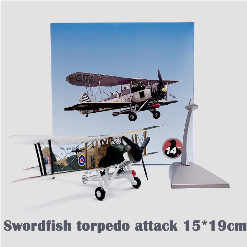 World War 2 British Swordfish Torpedo Attack Aircraft Biplane Fighter