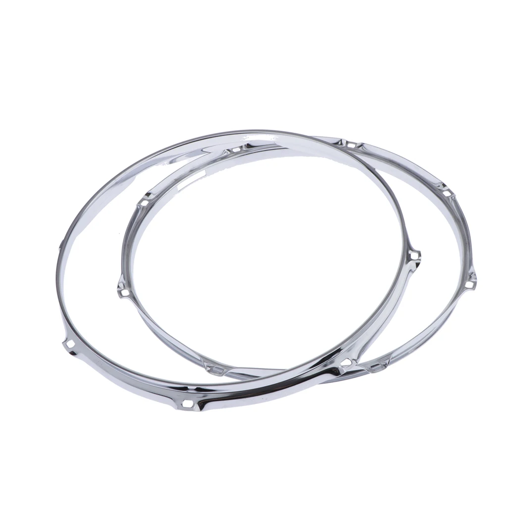 Пара литых 8-lug Snare Drum Hoop-Batter Side-цинковый сплав-13 дюймов 1,2 мм