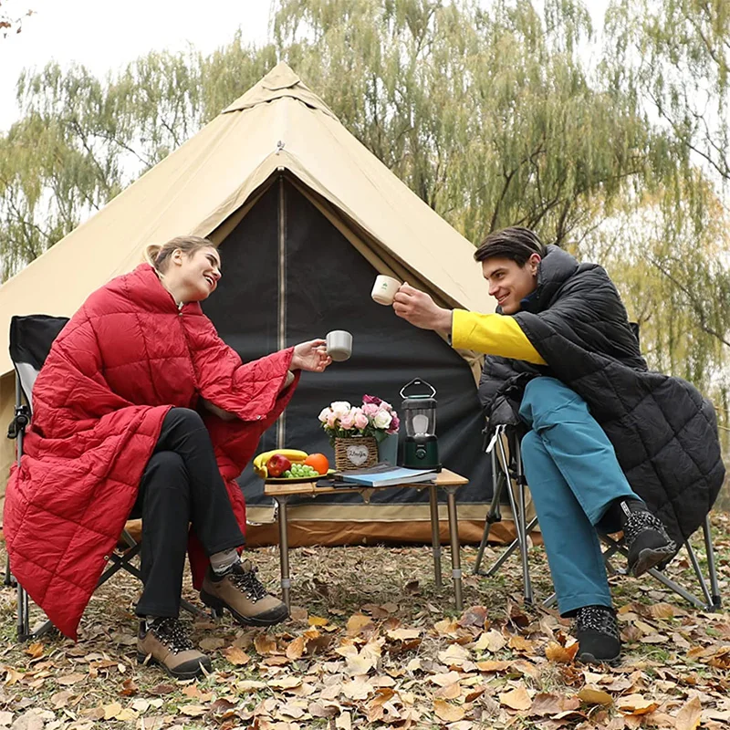 Camping Blankets for Cold Weather, Warmer Down Alternative Packable Blanket,  Ultralight Compact Emergency Waterproof Quilt - AliExpress