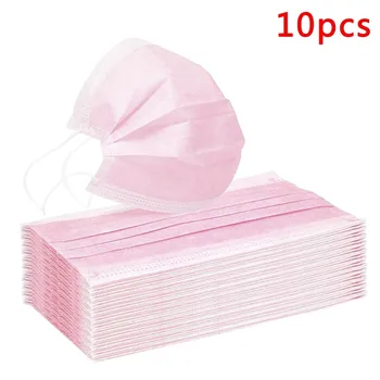 10 Pcs/lot Face Cover Mask Face Mouth Cover  Youre Too Close Pink Washable For Outdoor Sports Essential masque Halloween Cosplay 1