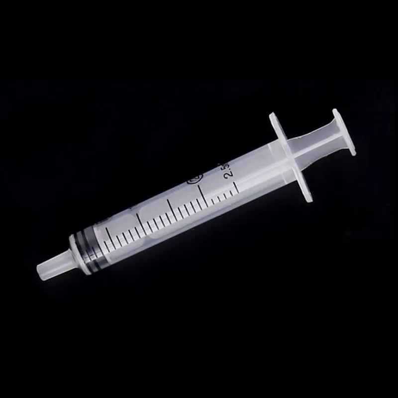 5pcs 10pcs 1ml 2ml Sterile medical injection Industry Dispensing Measuring Liquid Glue Syringes with Pointed Needle Storage Caps 2