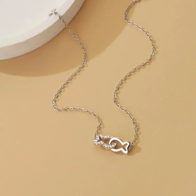 925 Sterling Silver Charm Anklet Bracelet for Women Trendy Simple Multilayer Fish Pendant Handmade Party Jewelry Gifts anklet bracelets silver anklets ankle chain