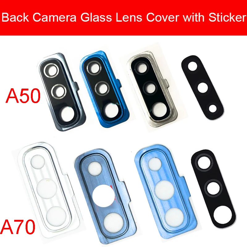 

Rear Back Camera Glass Lens With Adhesive Sticker For Samsung Galaxy A50 A70 SM-A505FD A505FD SM-A705FD A705FD Camera Glass Lens