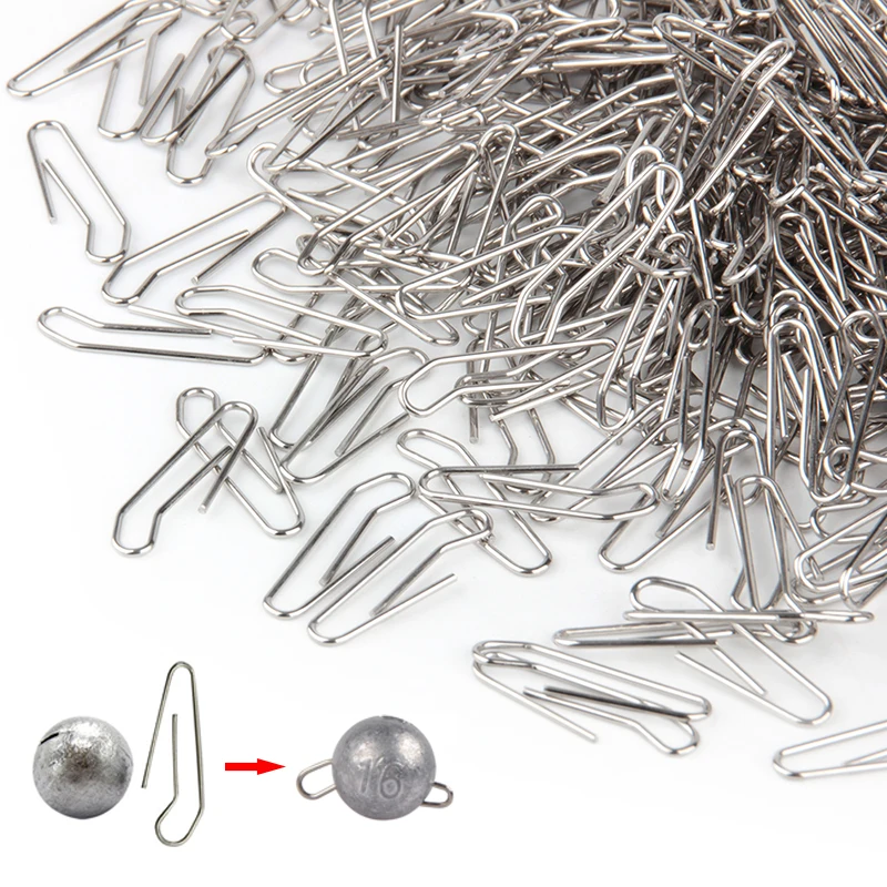 Spinpoler 100pcs Fishing Accessories Clip-On Cheburashka Jig Heads