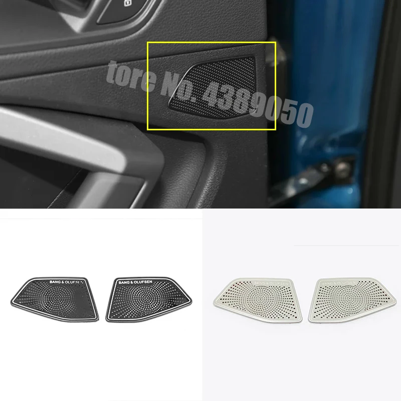 

Автомобильные аксессуары из нержавеющей стали для Audi Q3 2019 2020 стерео динамик задняя дверь звуковая крышка отделка стикер автостайлинг 2 шт.