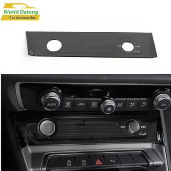 

for Audi Q3 (F3) 2019 2020 Interior Central Control Knob Decorative Panel Stainless Steel Trim 1pcs