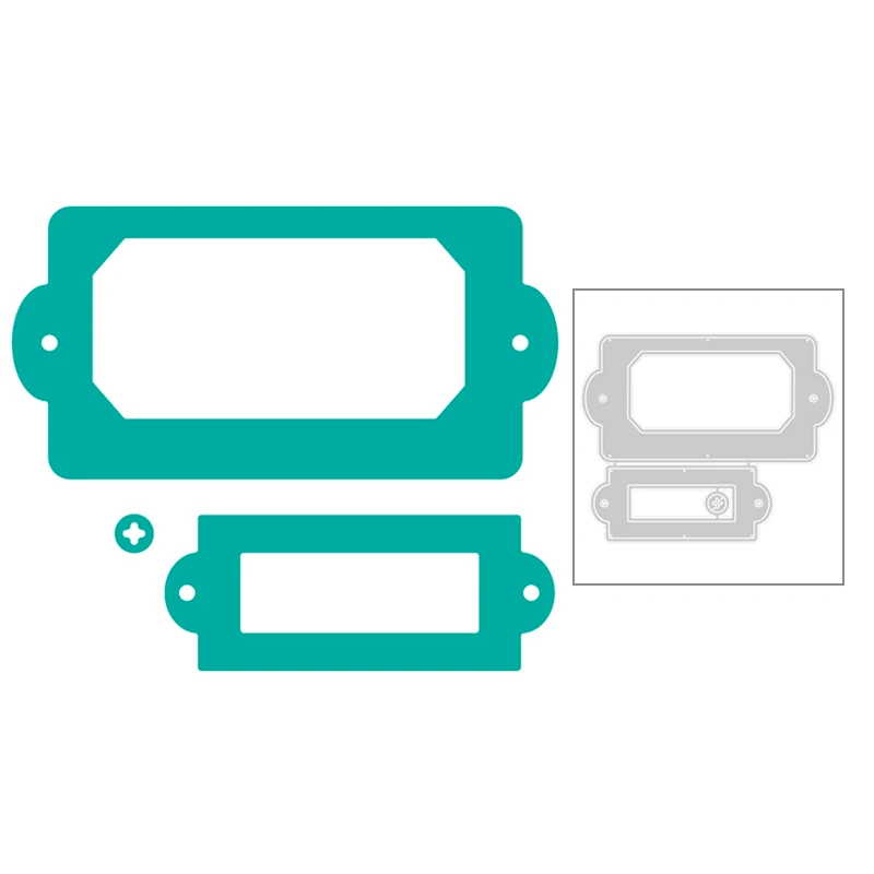 

2020 Новый прямоугольная рамка для фото металлический Трафаретный вырубной Штамп для DIY Cut Бумага декоративная поздравительная открытка альбом Скрапбукинг и размер на бирке; Штамп