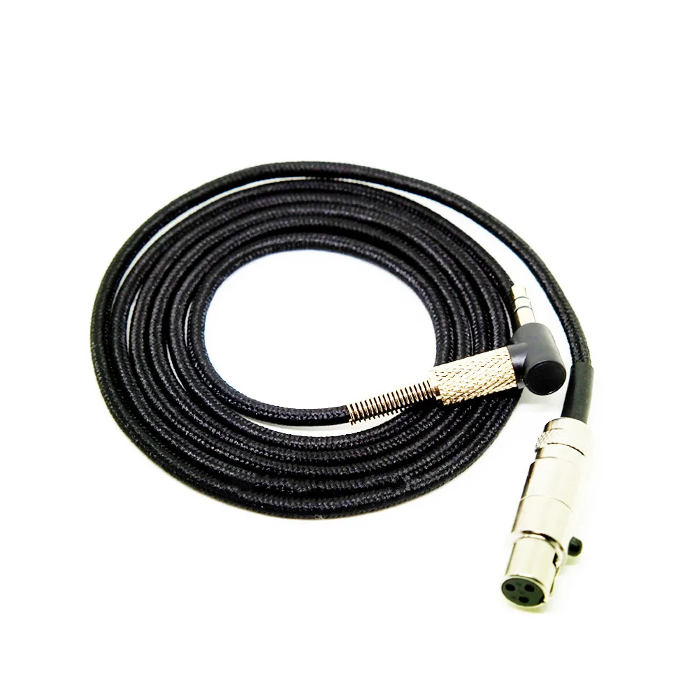 1 2M Weave Silver plated Headset upgrade line Replace Cable Fit For AKG Q701 K702 K267 K712 K141 headphones Replacement Cable
