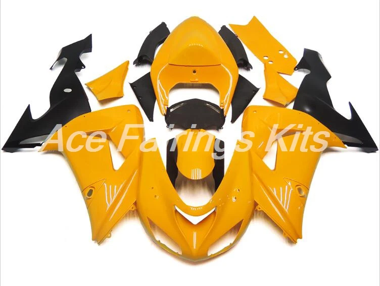 4 бесплатные подарки ABS Полный двигатель обтекатель комплект подходит для Kawasaki Ninja ZX-10R ZX10R 2006 2007 06 07 обтекатели оранжевый