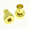 BNC To SMA Connector Antenna BNC Female to SMA Male Plug Gold Plated Q9 Straight Coaxial RF Adapters for Vertex Icom Kenwood ► Photo 3/6