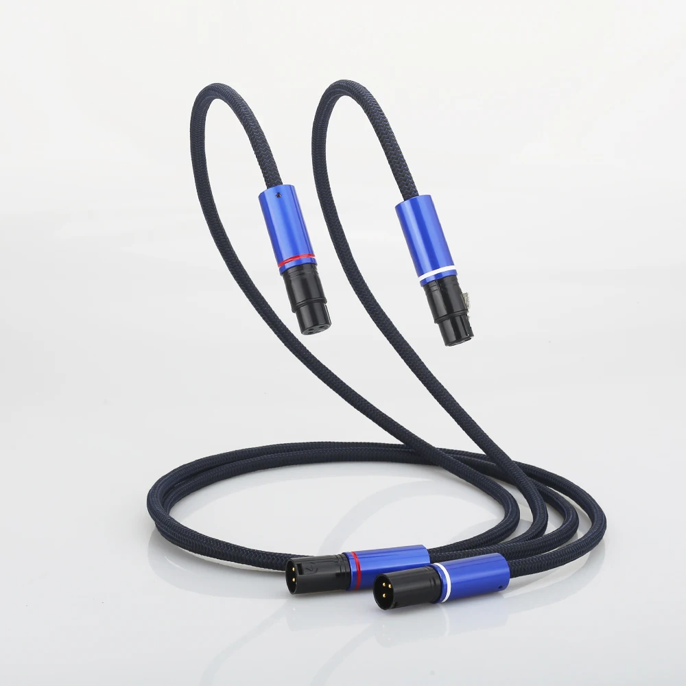 

Silver Plated Balanced XLR Audio Interconnect Cables Male Female Audio Cable for Tube Amp CD HiFi High-End Warranty