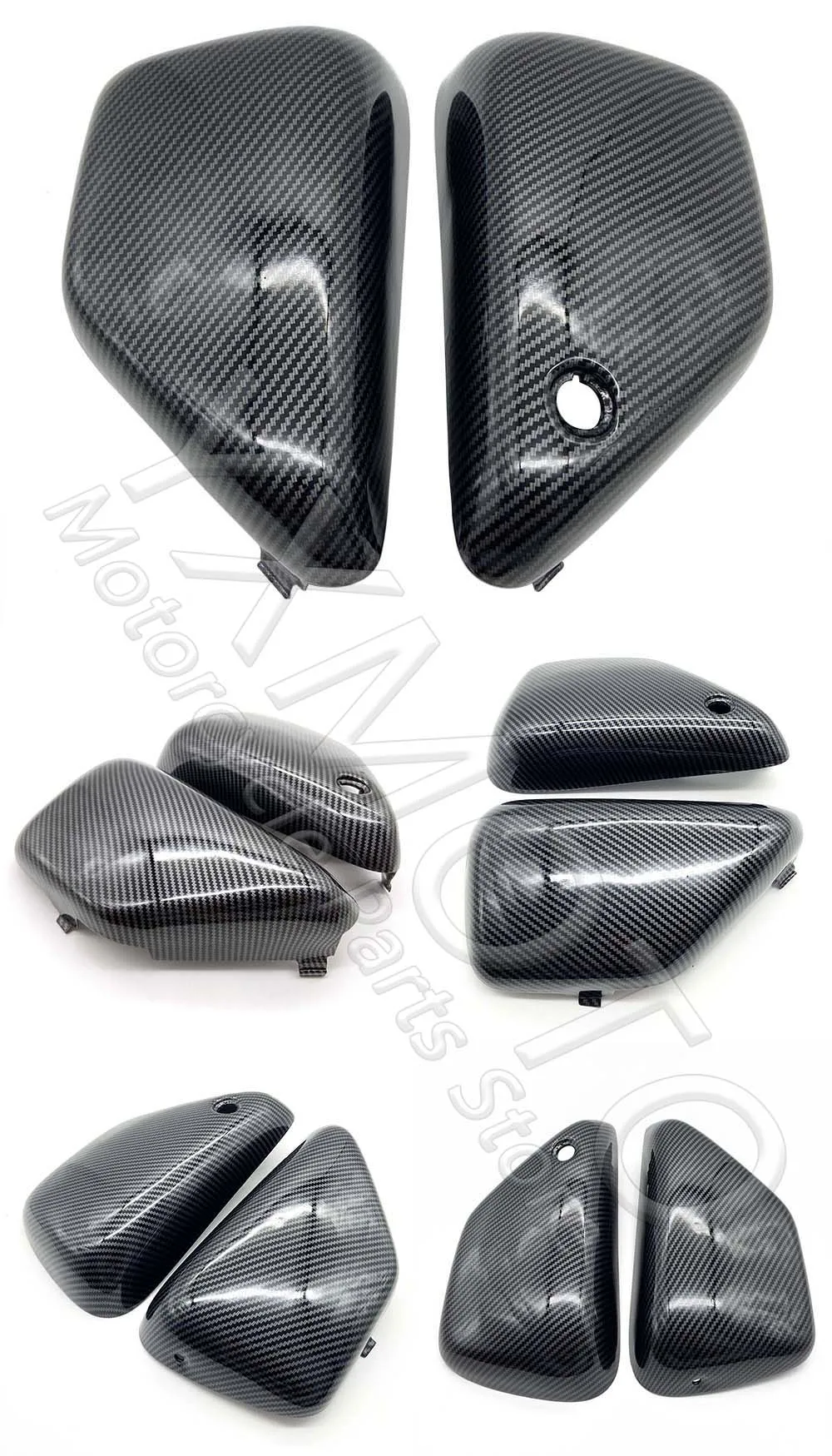 カーボン Ilmbergerカーボンファイバー左右フェアリングサイドパネルペアBMW F800GT 2014 Ilmberger Carbon Fibre Left & Right Fairing Side Panels