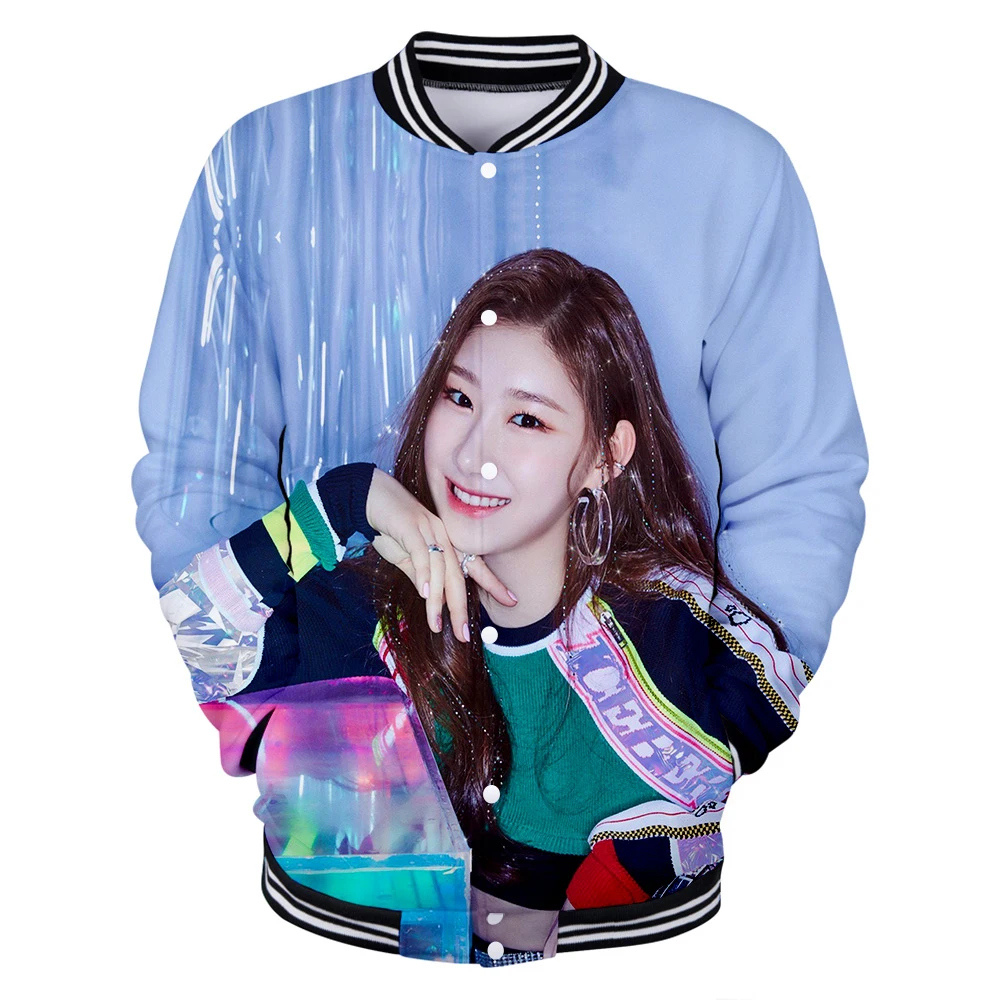 KPOP ITZY DALLA YEJI Lia RYUJIN CHAERYEONG YUNA бейсбольная форма с 3d принтом для мужчин/женщин Harajuku бейсбольные куртки одежда