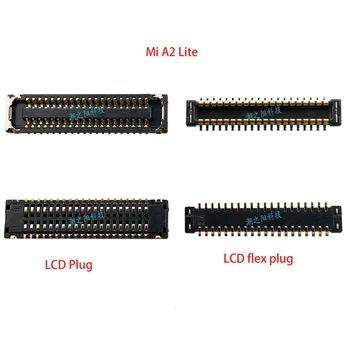 

LCD Display FPC Connector Plug MotherBoard Pin For Xiaomi Mi A2 Lite redmi 6 Pro 6 6A