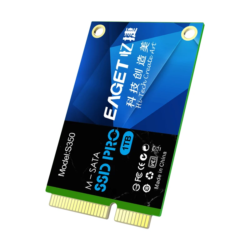  EAGET S350 Solid State Drive SSD 128 GB/256 GB/512 GB/2 TB/1 TB m-SATA Lesen Geschwindigkeit 500 MB