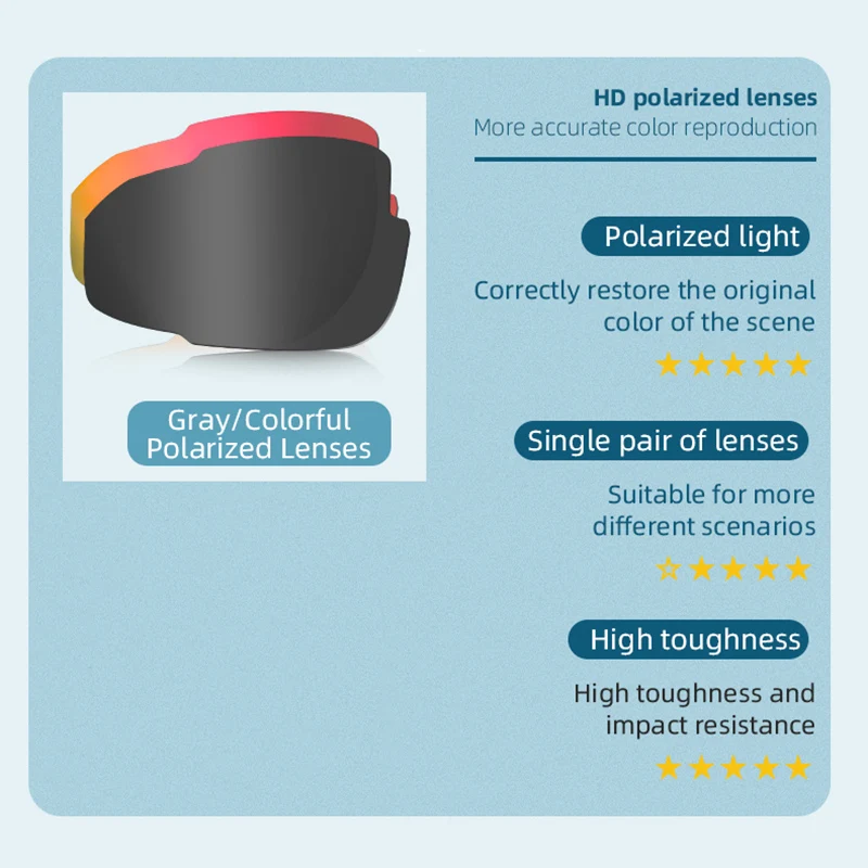 Polarized Lenses Best Lens Color For Cycling ROCKBROS Cycling