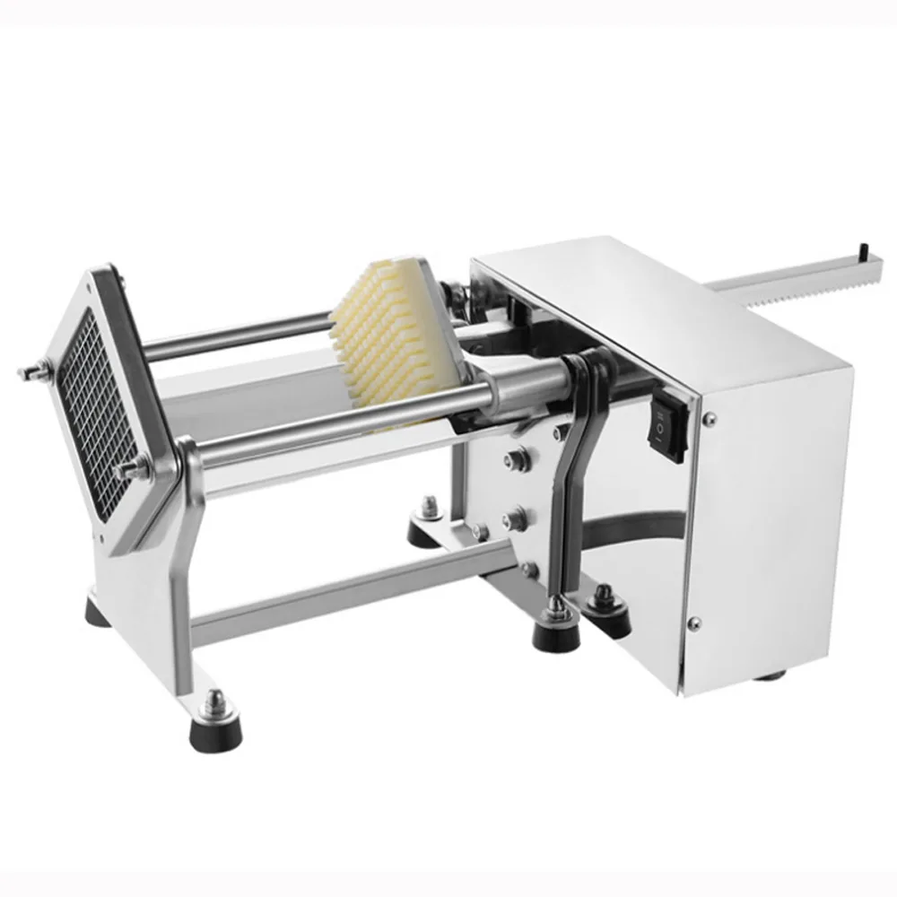 commercial French fries Cutter Stainless Steel Electric Potato Cutters Household Fruit and Vegetable Cutting Machine images - 6