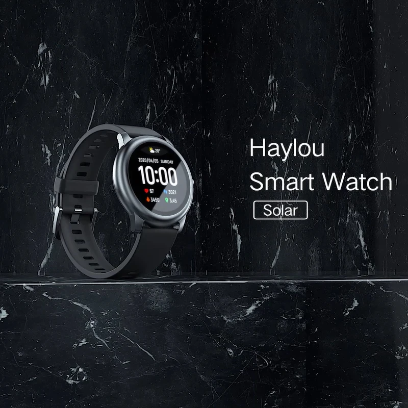 Haylou Solar Smart Watch LS05 Sport Metal Heart Rate Sleep Monitor IP68 Waterproof iOS Android Global Version from Youpin Haylou Solar Smart Watch LS05 Sport Metal Heart Rate Sleep Monitor IP68 Waterproof iOS Android Global Version from Youpin