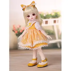 2019 Новое поступление 1/6 BJD кукла BJD/SD милые длинные куклы с веснушками для маленьких девочек подарок на день рождения