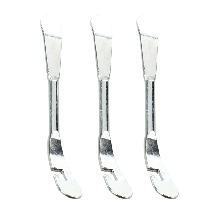 3 Pcs Metal Bicycle Bike Tire Tyre Lever Remover Repair Tool 12Cm & 1Pcs Bike Lock Ring Remover Repair Wrench Tool