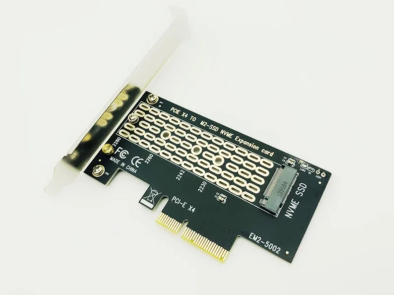 6 шт. PCIE к M2 адаптер Riser Card PCI Express к M.2 NVME SSD PCIE адаптер M ключ NVME SSD M2 PCIE карты расширения компьютера