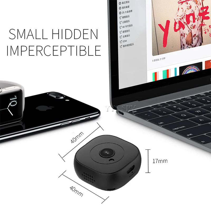 HD WiFi мини камера Espia 1080P Спорт DV camera с ночным видением микро DVR Дистанционное управление датчик движения камера Поддержка Скрытая карта