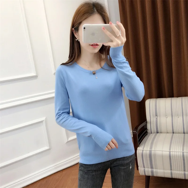 

19 Autumn Winter sweater women Knitted Pullover Women Sweater fashion Sweaters Plus Size Cashmere Sweater Women Round neck tops