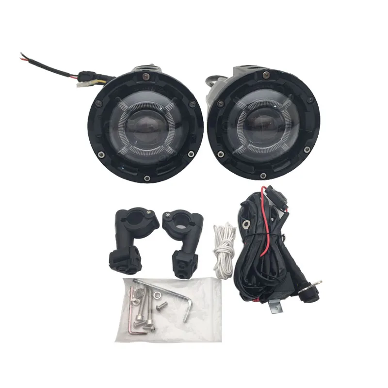 

Мотоциклетные Противотуманные фары 40 Вт, светодиодная вспомогательная фара дальнего света для BMW R1200GS adv F800GS F700GS F650gs Yamaha MT07 MT09