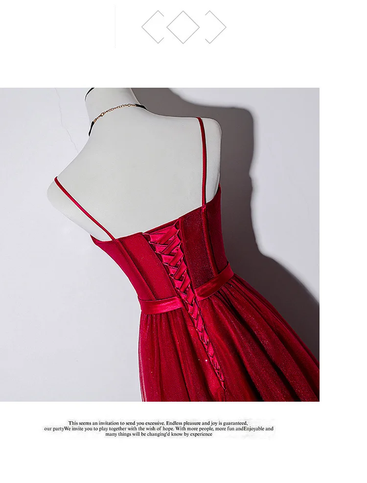 Это Yiiya платье для выпускного вечера Элегантное платье без бретелек vestidos de gala размера плюс без рукавов Бордовое платье женские вечерние платья OY177