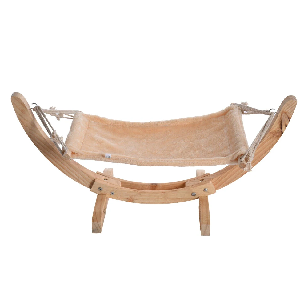 Гамак DIY кровать собака дом деревянная рама ленивый коврик Удобная подушка Lounge 71x35x35 см TB распродажа