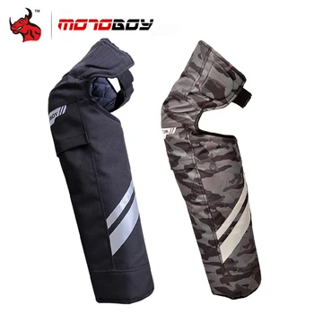 

MOTOBOY Motorcycle Knee Pads Winter Windproof Knee Motorbike Protective Gear Racing Knee Night Thickening Cold Protective Gear